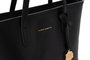 Vince Camuto Bolso Tote Negro Taormina - 100% Piel de Polivinilo Lujoso y Versátil